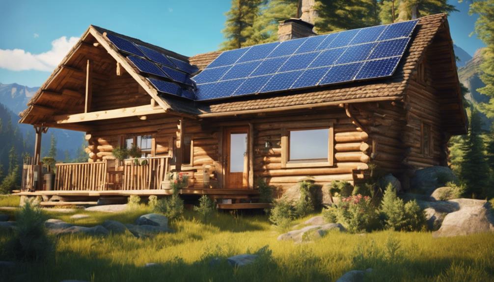 Installing Solar Panels on a Cabin